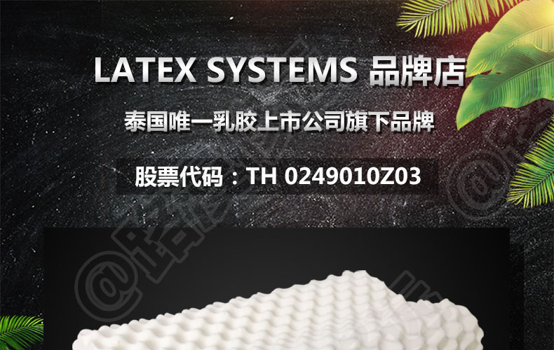 泰国Latex Systems天然乳胶枕、颗粒枕、按摩枕